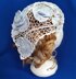 Summer Kerchief hat Irish crochet lace pattern