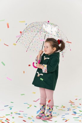 Poppy & Jazz Walnut Duffle Coat  - Paper Pattern, Size 18 months - 6 years