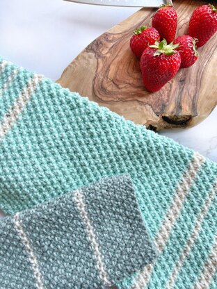 Inlet Towel and Dishcloth