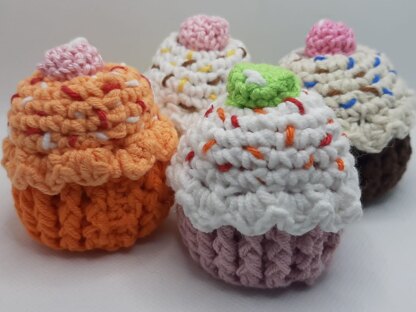 Cute Crochet Cupcakes