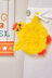 Cute Chickie Scrubby in Red Heart Scrubby Sparkle - LW5541 - Downloadable PDF