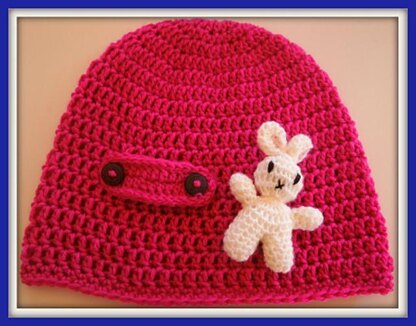 Beanie Hat With Bunny