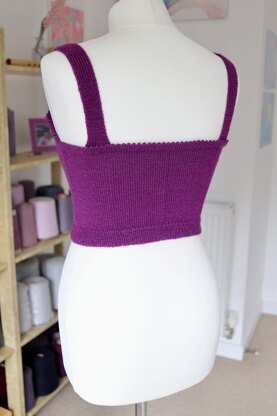 "Bridal Bodice" Hand Knit