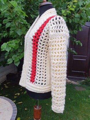 Crochet simple jacket