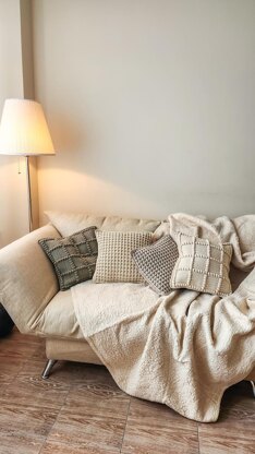 Checkered pillows