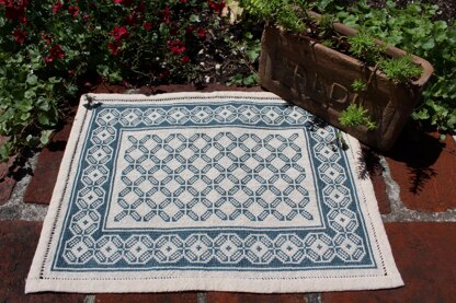 Avlea Folk Embroidery Aegean Octagon Table Mat - Downloadable PDF