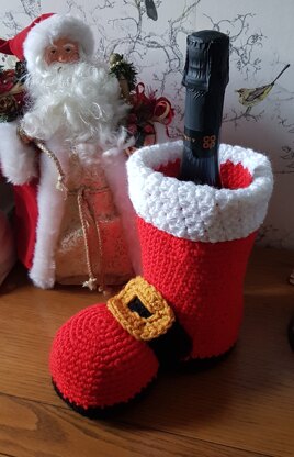 Santa Bottle Boot