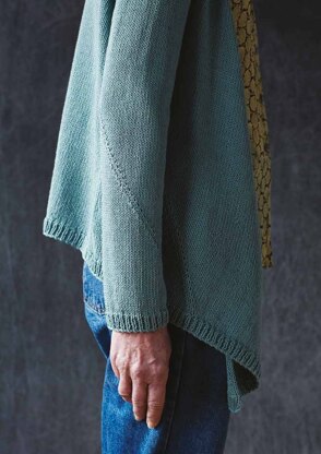 Dusk Cardigan in Erika Knight Studio Linen - Downloadable PDF