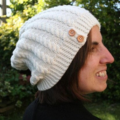 Winter Twist Slouchy Hat