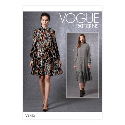 Vogue Misses' Dress V1652 - Sewing Pattern