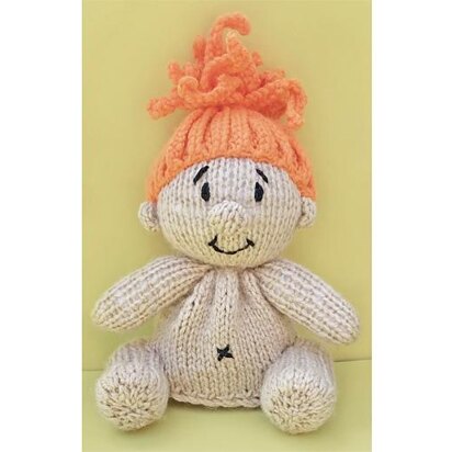 Good Luck Troll inspired orange cover /15cms toy