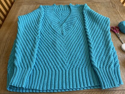 blue jumper