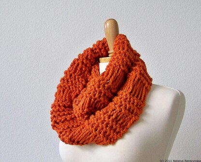 Infinity Scarf, Chunky Cowl Scarf