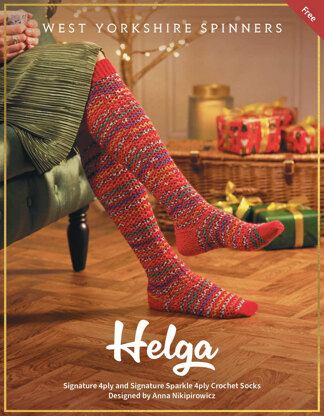 Helga Socks in West Yorkshire Spinners - WYS1000282 / DFP0035