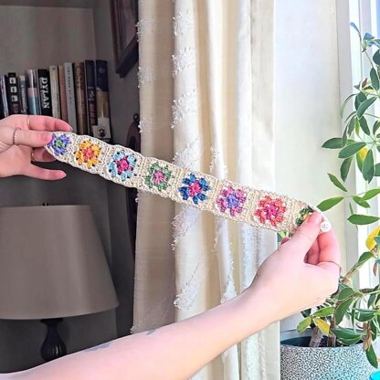 Granny Square Curtain Ties