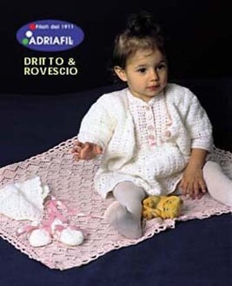 Sweet Set & Pink Blanket in Adriafil Nice Baby and Avantgarde - Downloadable PDF