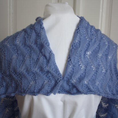 Anna - rectangular Lace Shawl