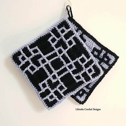 Sasan | potholder, hot pad or afghan block