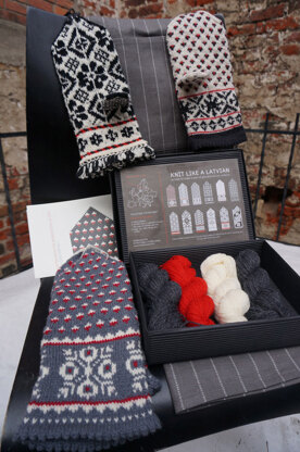 Knit Like a Latvian Knitting Kit - Latvian Grey