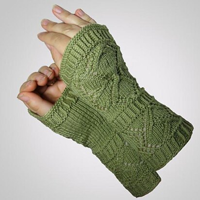 Taraxacum wrist warmers - knitting pattern