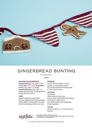 Gingerbread Bunting