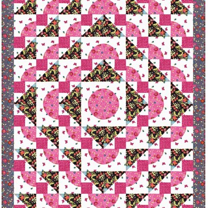 Michael Miller Fabrics How Does Your Garden Grow Quilt - Downloadable PDF