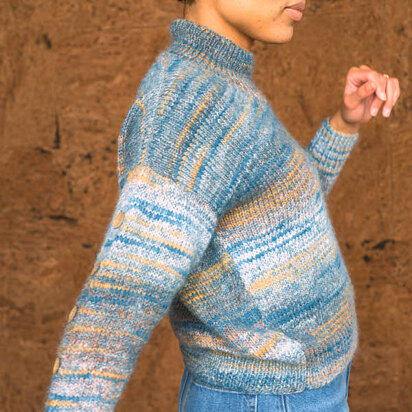 Rika Jumper in Berroco Topaz - Downloadable PDF