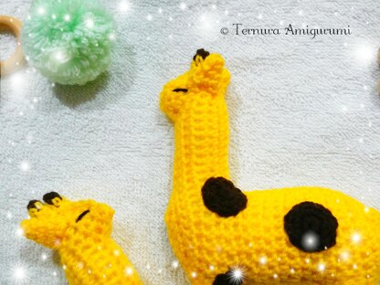 Crochet pattern giraffe yellow