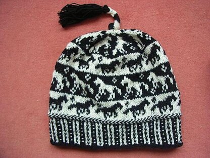 Horsetail beanie