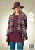 Long and Short Sleeved Cardigan in King Cole Riot DK - 3481 - Leaflet