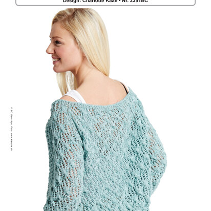 Romantic Summer Jumper in BC Garn Sarah Tweed - 2351BC - Downloadable PDF