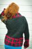 Crochet Jacket with Tartan Borders