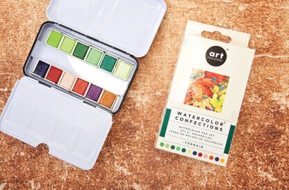 Prima Marketing Prima Watercolor Confections Watercolor Pans 12/Pkg - Terrain