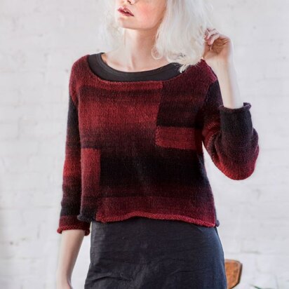 Garnet Star Pullover in Berroco Catena - Downloadable PDF