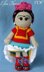 Friducha in Tehuana Dress Amigurumi Doll