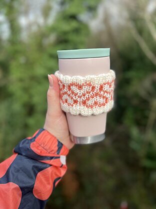 Warming Hearts Cup Cosy