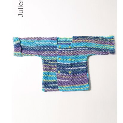 Children Cardigan in Bergere de France Julienne  - M1339/M1340 - Downloadable PDF