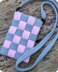 Mobile phone crossbody shoulder bag crochet pattern T3