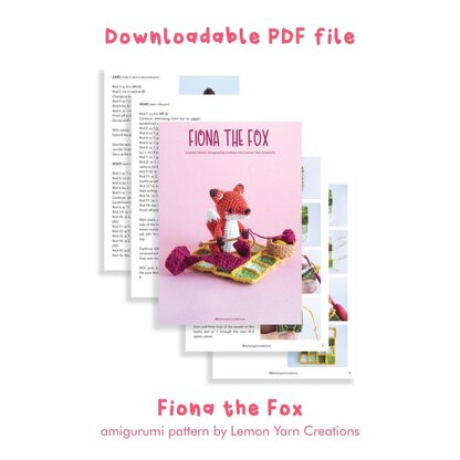 Fiona the Fox Crochet Pattern
