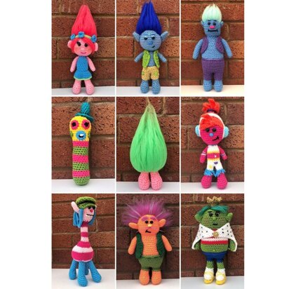 9 Trolls Crochet Patterns