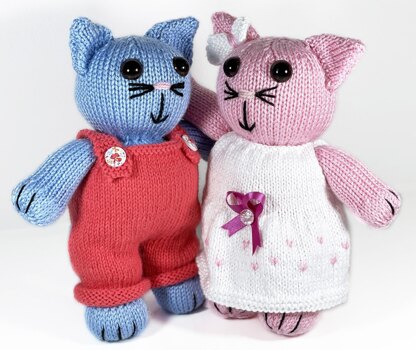Kitten knitting pattern 19071