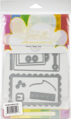 Waffle Flower Crafts Waffle Flower Stamp & Die Set - Surface Tag
