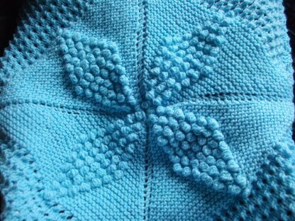 Bobble leaf blanket