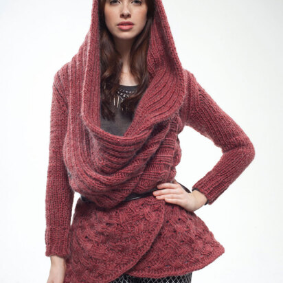 Big Red Cardigan in Rowan Cocoon