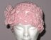 Pink Vintage Look Flower Hat