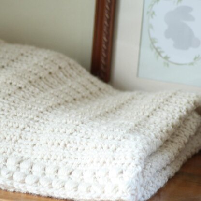 Ivory Dawn Baby Blanket