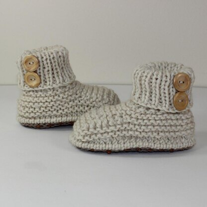 Toddler Chunky 2 Button Cuff Boots