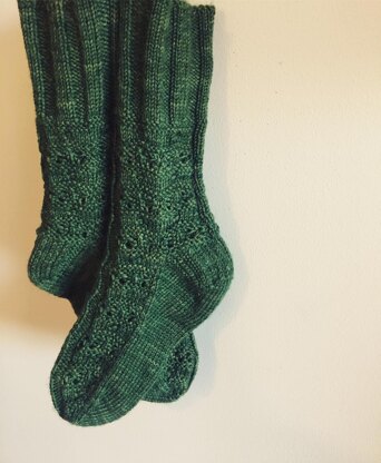 Mixture worsted socks