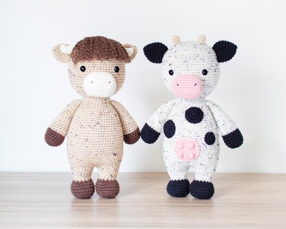 Pepper the Friendly Cow and Jack the Friendly Ox