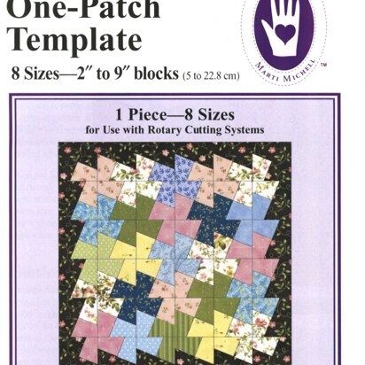 Marti Michell Windmill One-Derful One Patch Quilting Template